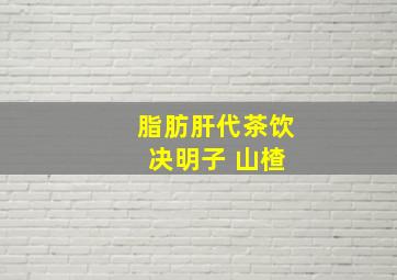 脂肪肝代茶饮 决明子 山楂